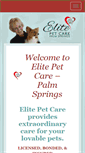 Mobile Screenshot of elitepetcarepalmsprings.com